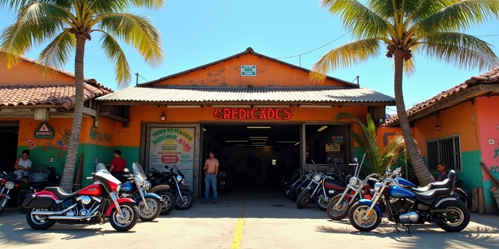 Exterior del taller TM Motos